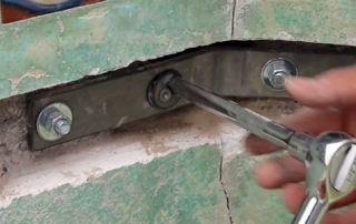 Structural Crack Repair In Corners With Torque Lock